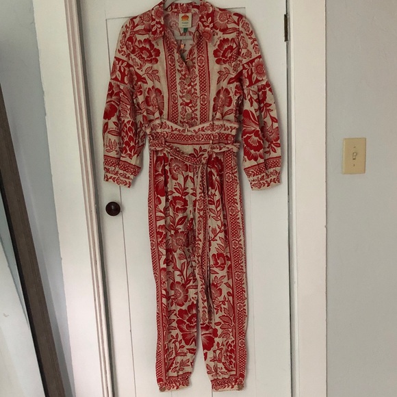 Farm Rio Pineapple Garden Jumpsuit
